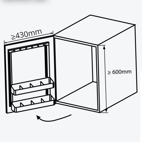 Gi&aacute; để chai lọ, chất tẩy rửa GARIS MUP540